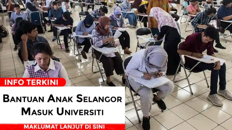 Bantuan Anak Selangor Masuk Universiti
