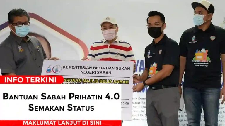Bantuan Sabah Prihatin 4.0 Semakan Status