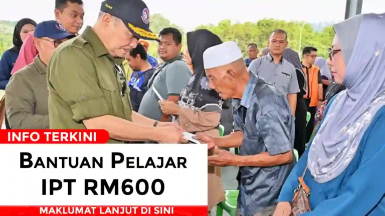 Bantuan Pelajar IPT RM600
