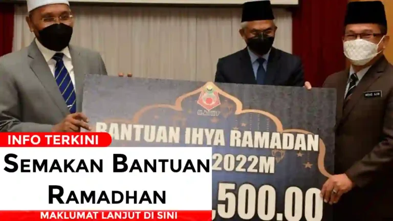 Semakan Bantuan Ramadhan
