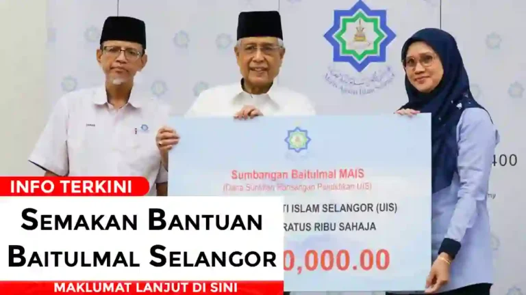 Semakan Bantuan Baitulmal Selangor