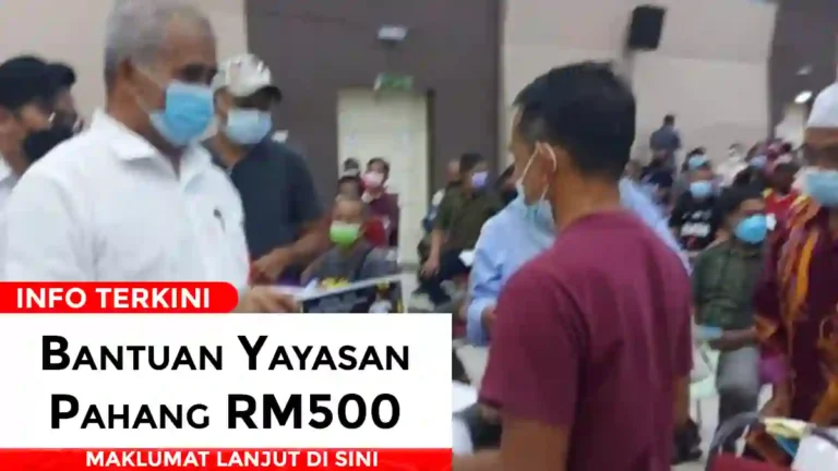 Bantuan Yayasan Pahang RM500