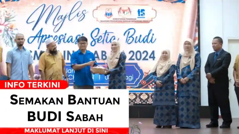 Semakan Bantuan BUDI Sabah Malaysia