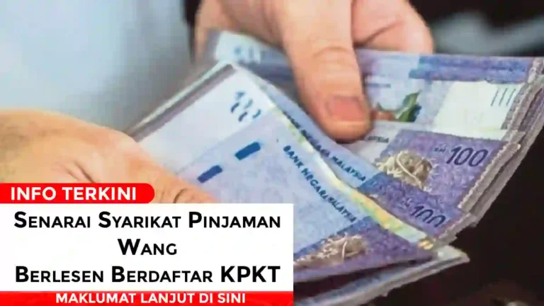 Senarai Syarikat Pinjaman Wang Berlesen Berdaftar KPKT