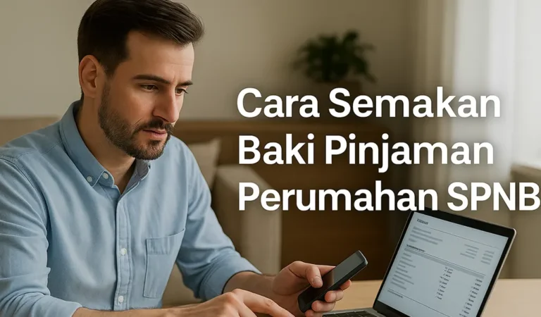 Cara Semakan Baki Pinjaman Perumahan SPNB Online & WhatsApp