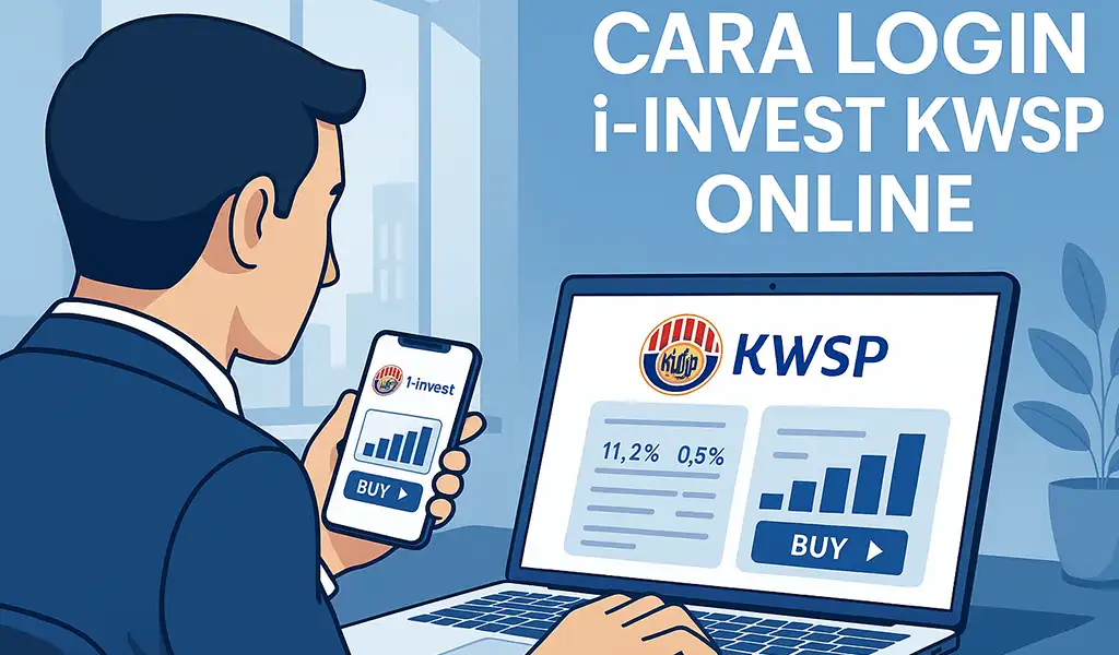 Cara Login i-Invest KWSP Online Web & Mobile
