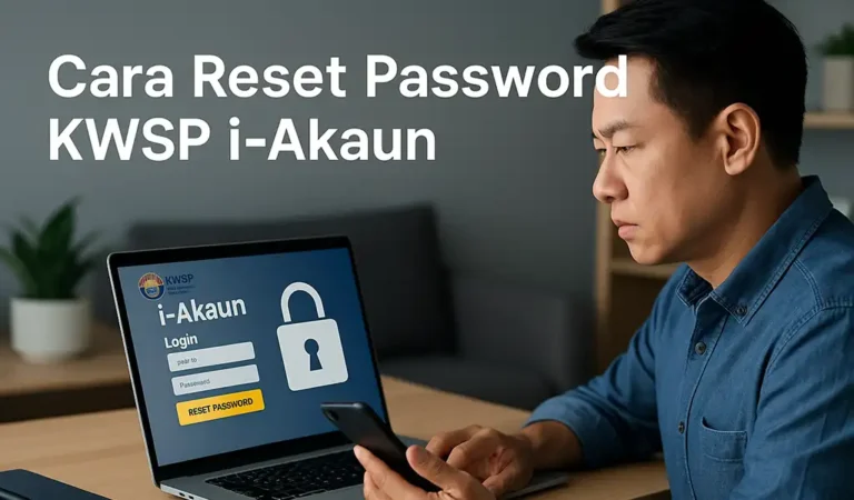 Cara Reset Password KWSP Melalui Email dan i-Akaun