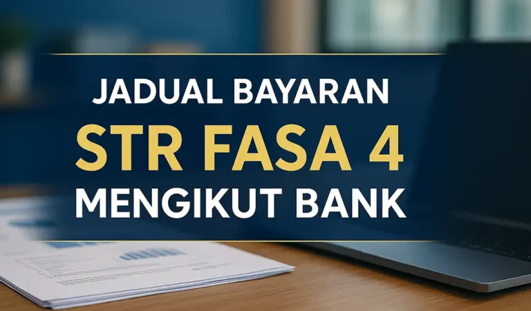 Jadual Bayaran STR Fasa 4 Mengikut Bank Rasmi