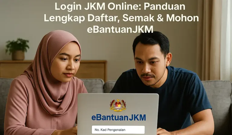 Login JKM Online dan Daftar Akaun Guna Portal Rasmi