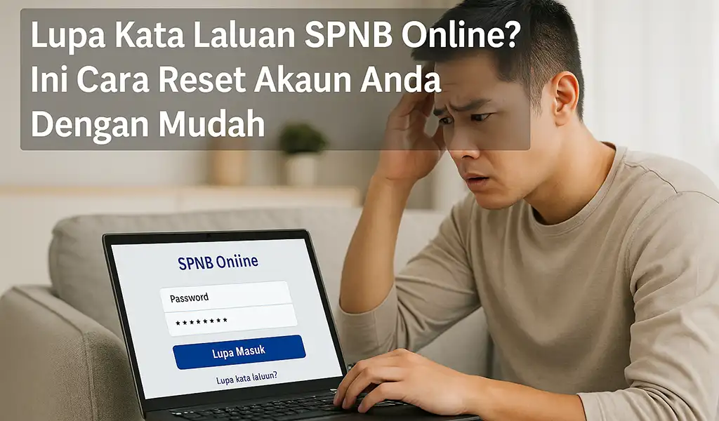 Lupa Kata Laluan SPNB Online Ini Cara Reset Password Akaun Mudah